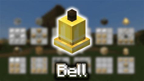 what do bells do in minecraft|how to craft a bell.